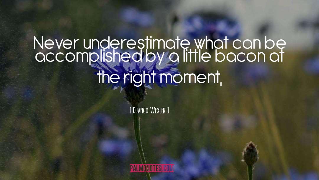 Django Wexler Quotes: Never underestimate what can be