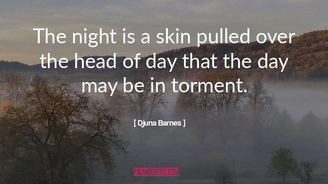 Djuna Barnes Quotes: The night is a skin