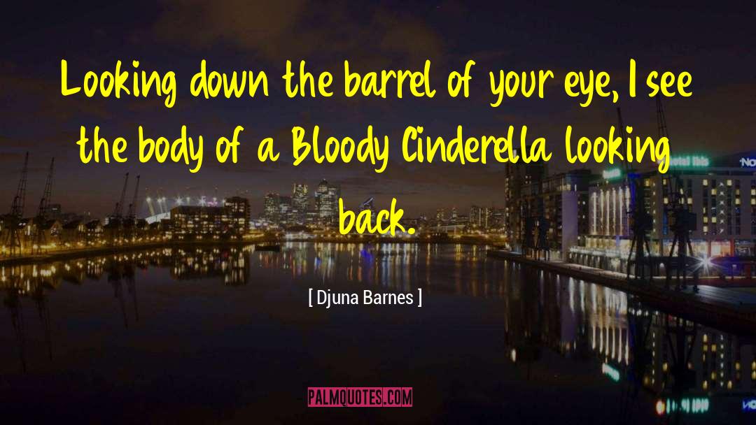 Djuna Barnes Quotes: Looking down the barrel of