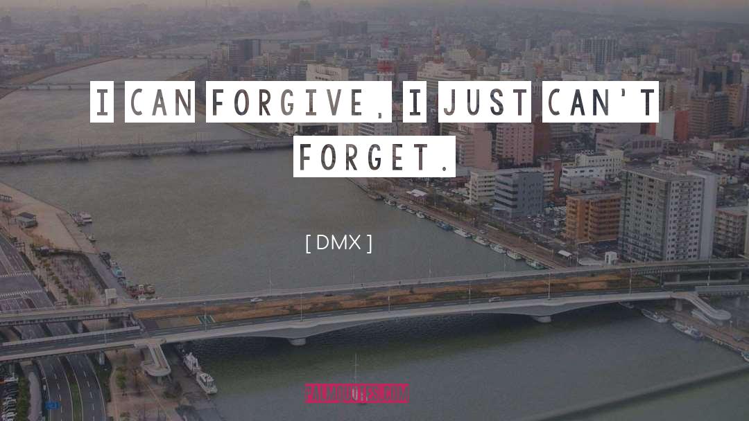 DMX Quotes: I can forgive, I just