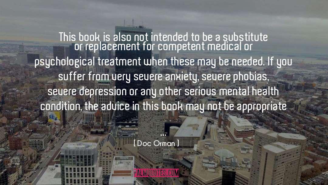 Doc Orman Quotes: This book is also not