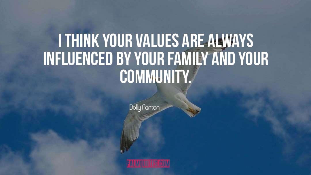 Dolly Parton Quotes: I think your values are