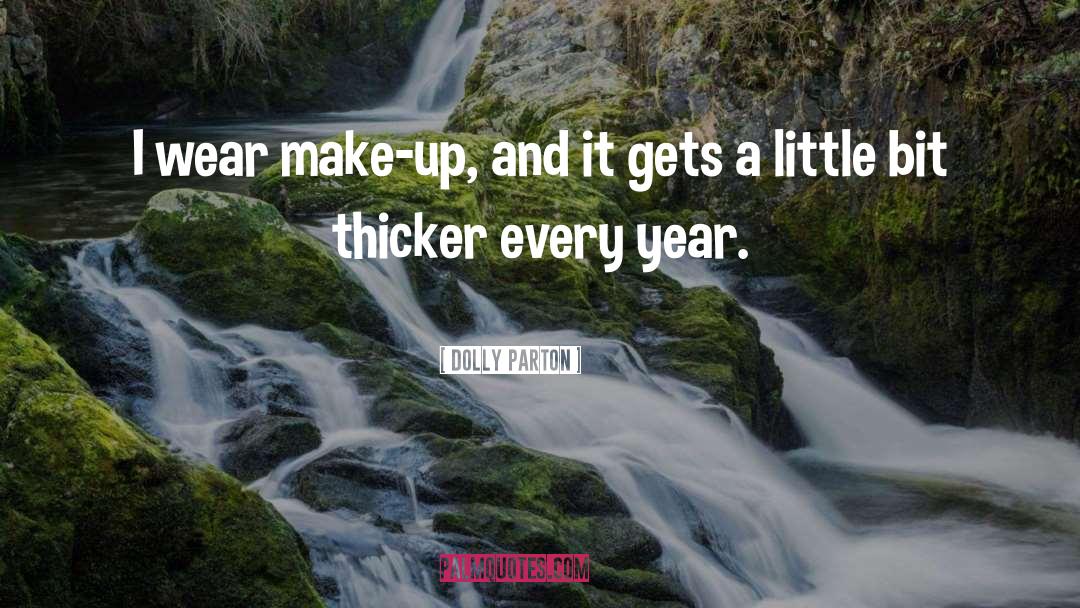 Dolly Parton Quotes: I wear make-up, and it