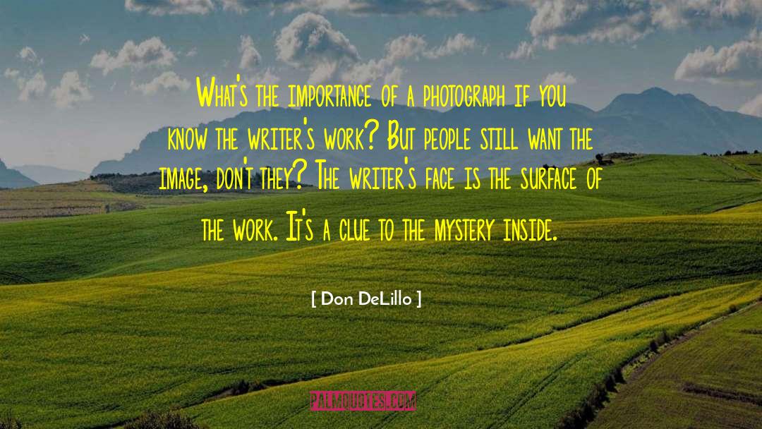 Don DeLillo Quotes: What's the importance of a