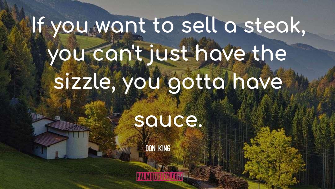Don King Quotes: If you want to sell