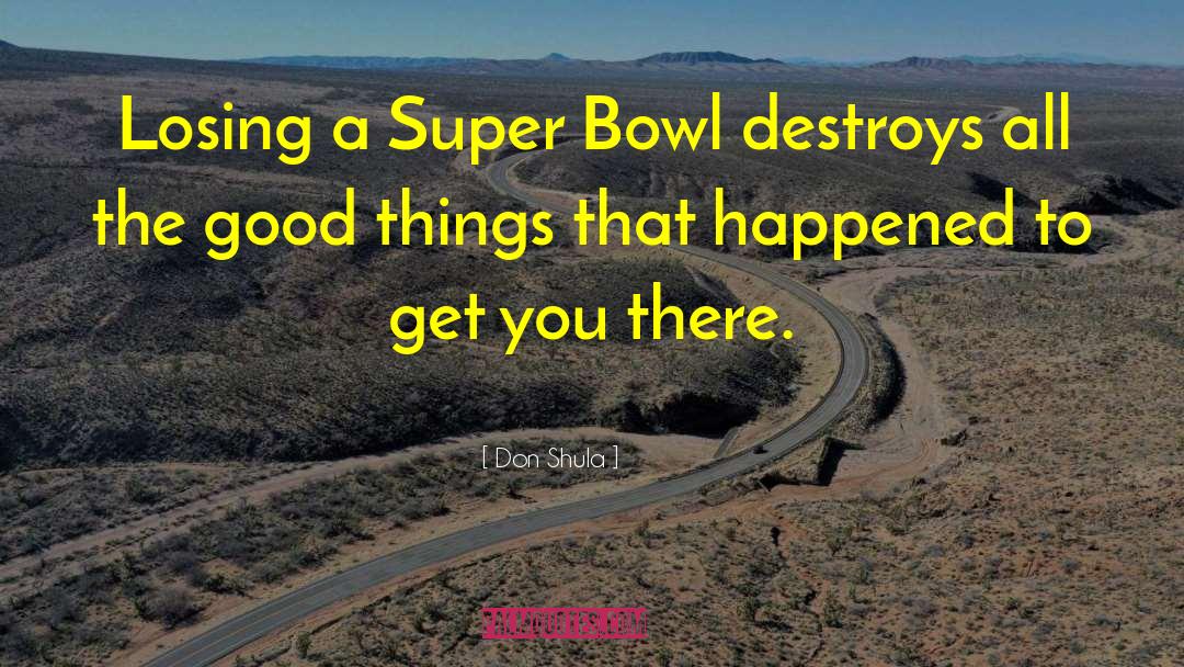 Don Shula Quotes: Losing a Super Bowl destroys