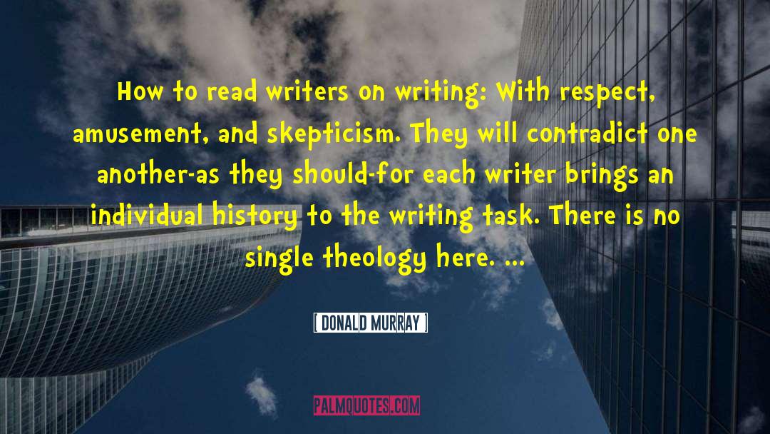 Donald Murray Quotes: How to read writers on