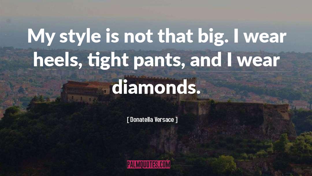 Donatella Versace Quotes: My style is not that