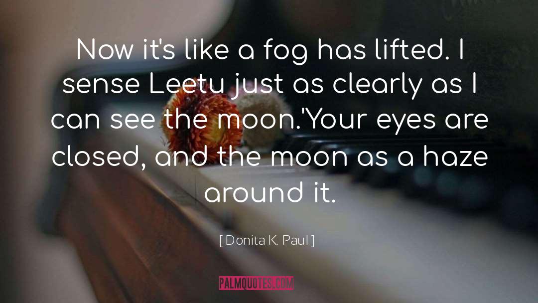 Donita K. Paul Quotes: Now it's like a fog