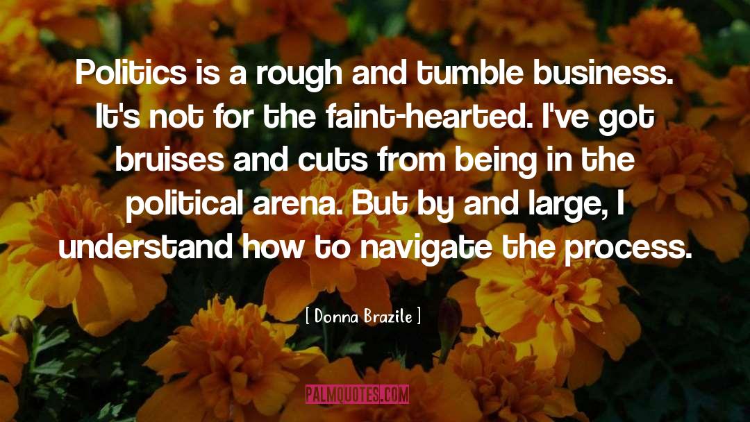 Donna Brazile Quotes: Politics is a rough and