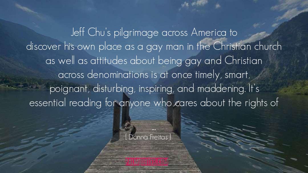 Donna Freitas Quotes: Jeff Chu's pilgrimage across America