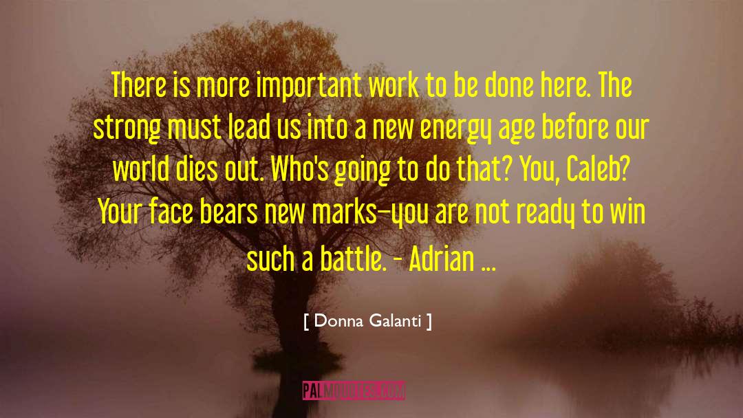 Donna Galanti Quotes: There is more important work
