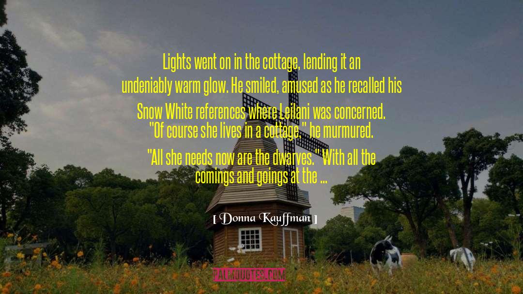 Donna Kauffman Quotes: Lights went on in the