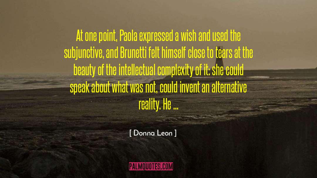 Donna Leon Quotes: At one point, Paola expressed