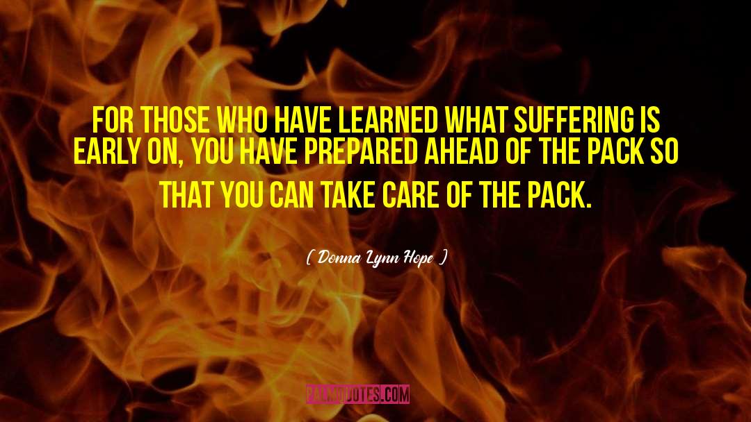 Donna Lynn Hope Quotes: For those who have learned