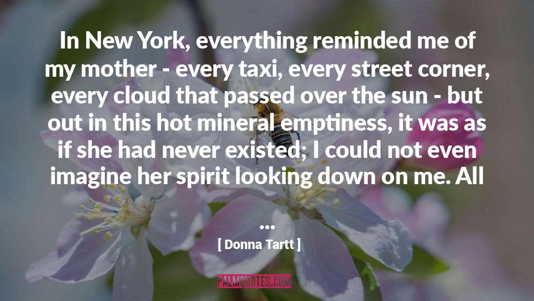 Donna Tartt Quotes: In New York, everything reminded
