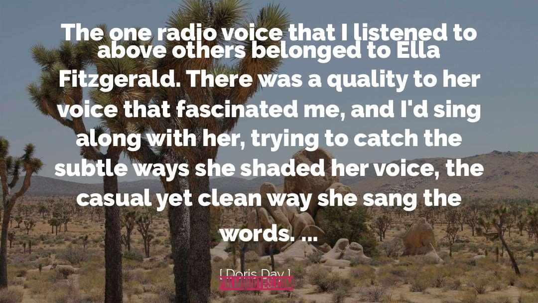Doris Day Quotes: The one radio voice that