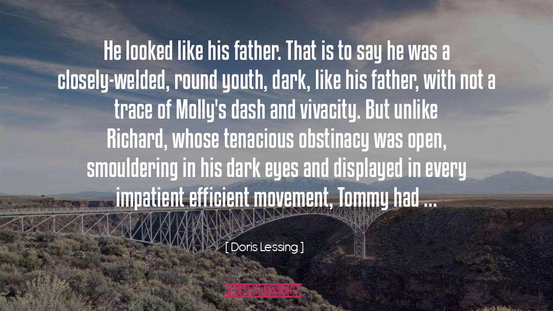 Doris Lessing Quotes: He looked like his father.