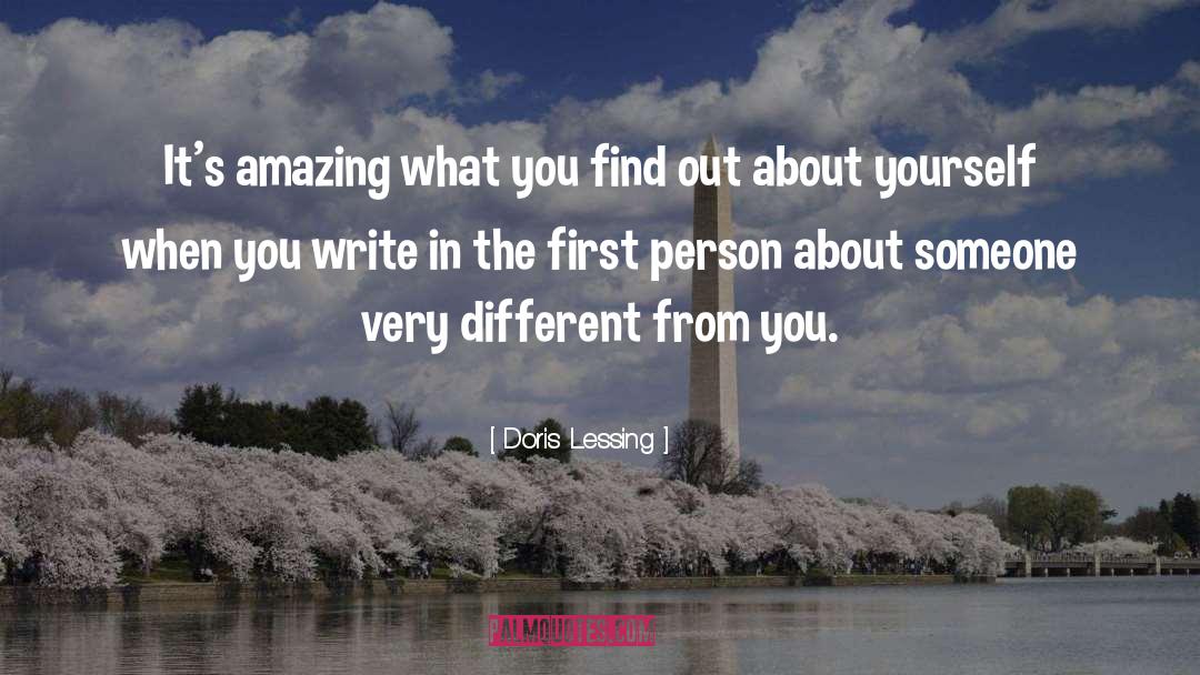 Doris Lessing Quotes: It's amazing what you find