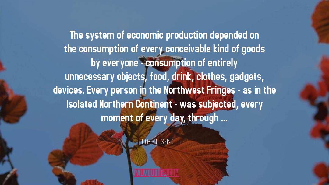 Doris Lessing Quotes: The system of economic production
