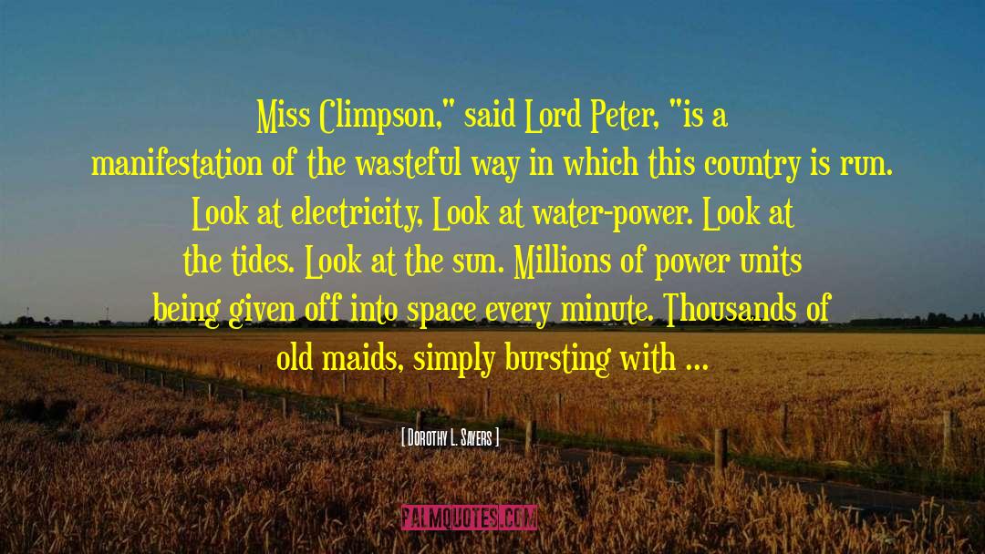 Dorothy L. Sayers Quotes: Miss Climpson,