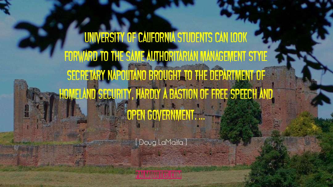 Doug LaMalfa Quotes: University of California students can