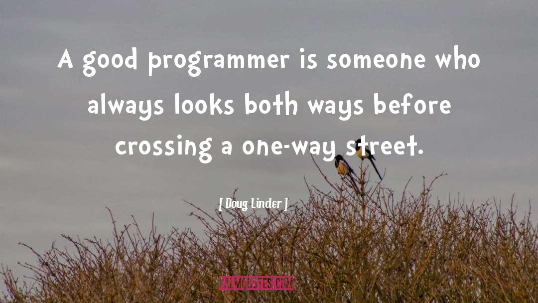 Doug Linder Quotes: A good programmer is someone