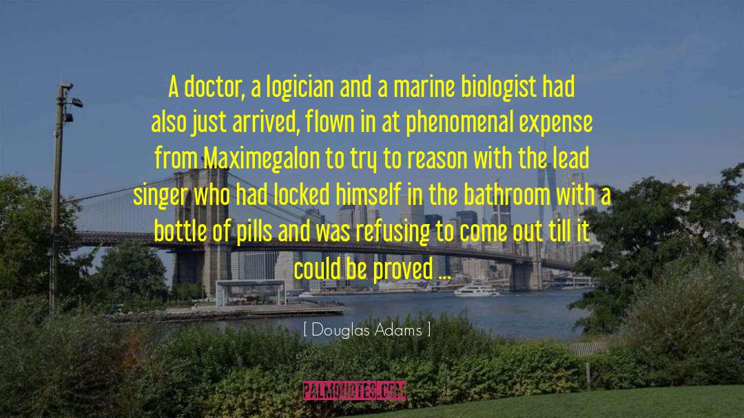 Douglas Adams Quotes: A doctor, a logician and