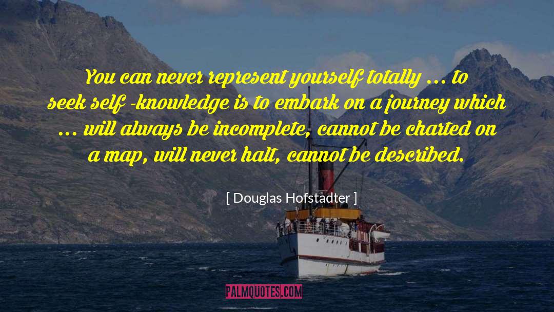 Douglas Hofstadter Quotes: You can never represent yourself