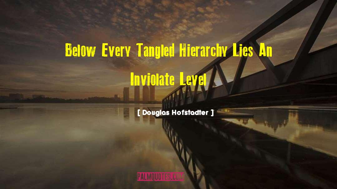 Douglas Hofstadter Quotes: Below Every Tangled Hierarchy Lies