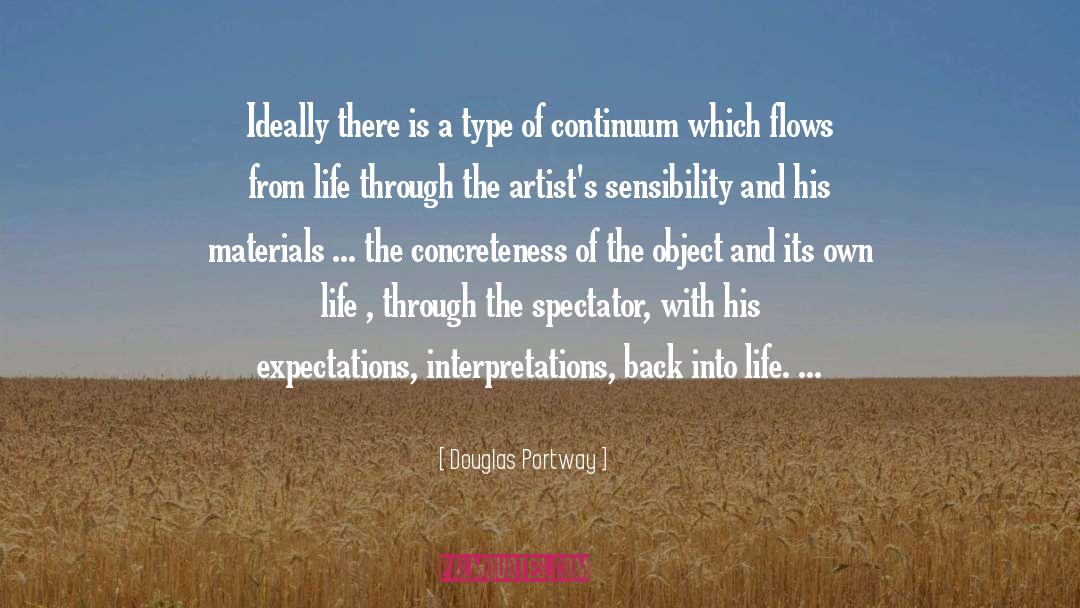 Douglas Portway Quotes: Ideally there is a type