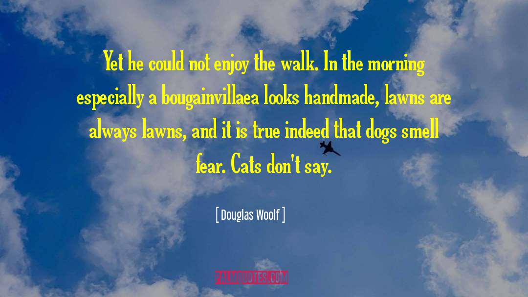 Douglas Woolf Quotes: Yet he could not enjoy