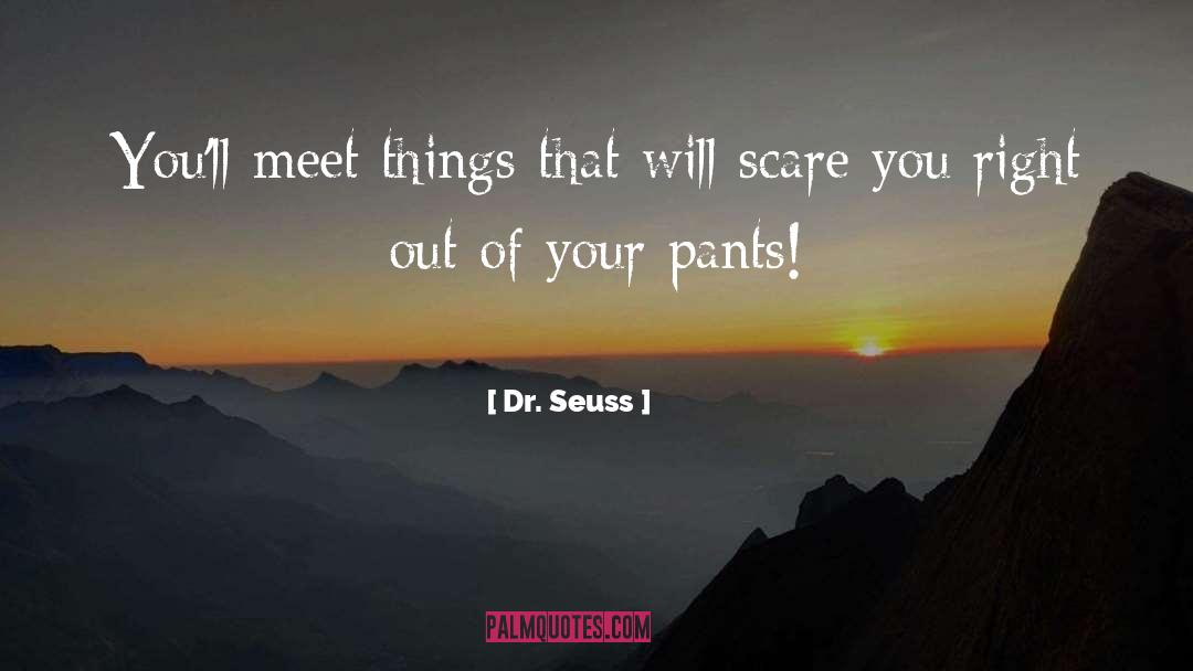 Dr. Seuss Quotes: You'll meet things that will