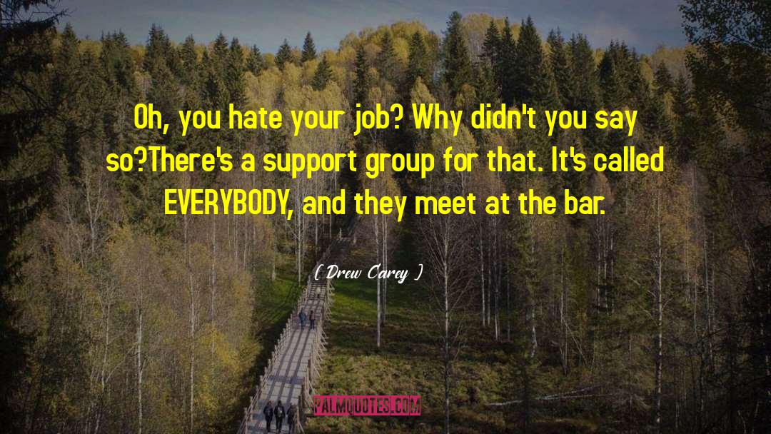 Drew Carey Quotes: Oh, you hate your job?