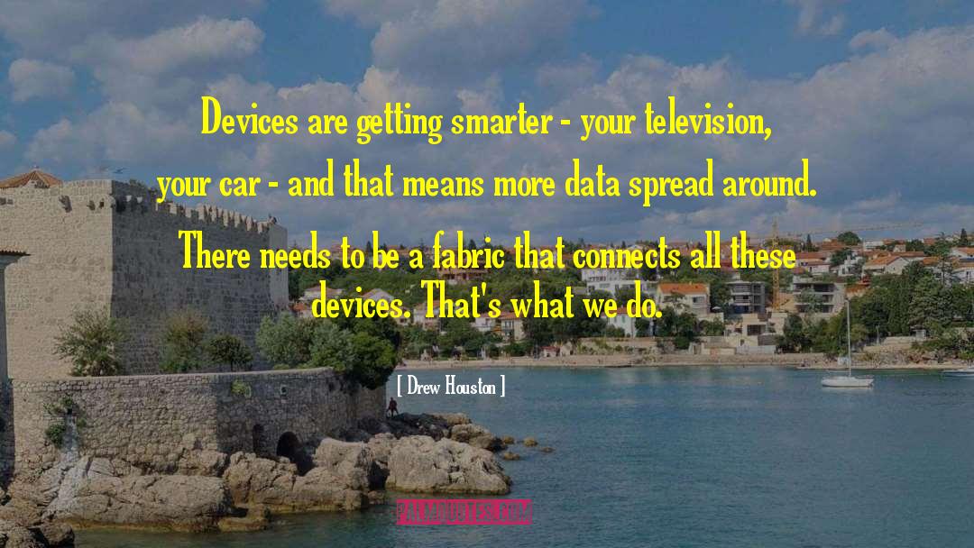 Drew Houston Quotes: Devices are getting smarter -