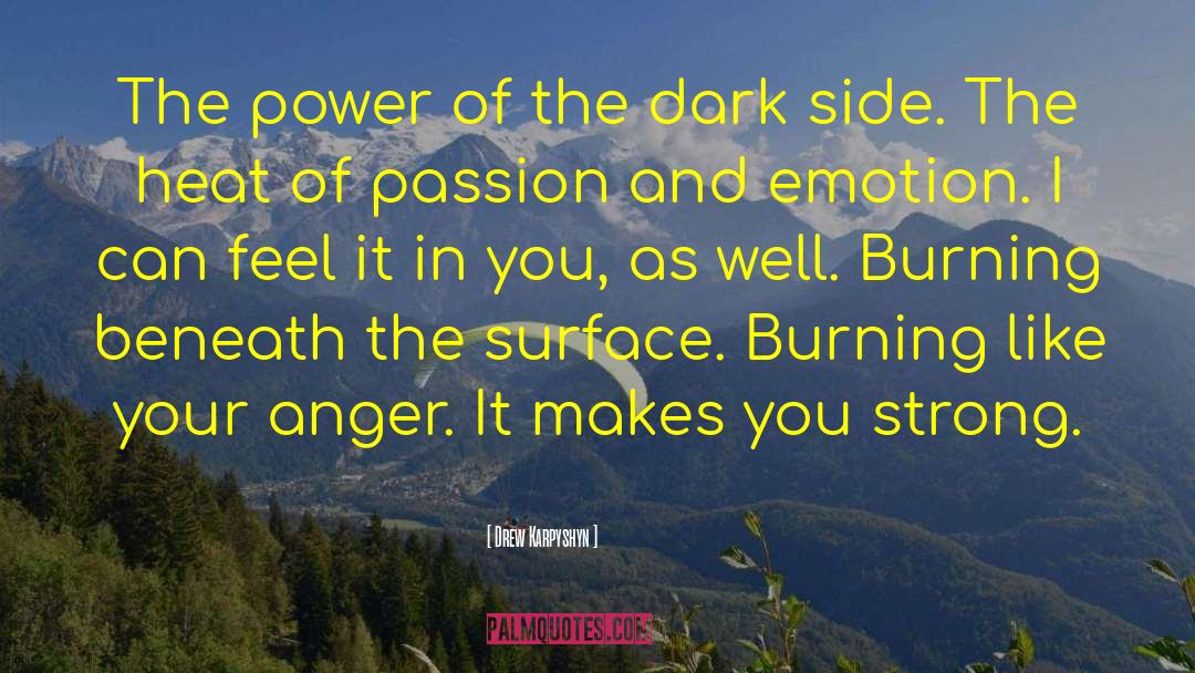 Drew Karpyshyn Quotes: The power of the dark