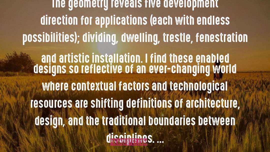 Dror Benshetrit Quotes: The geometry reveals five development