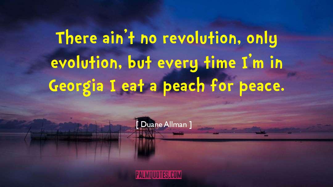 Duane Allman Quotes: There ain't no revolution, only
