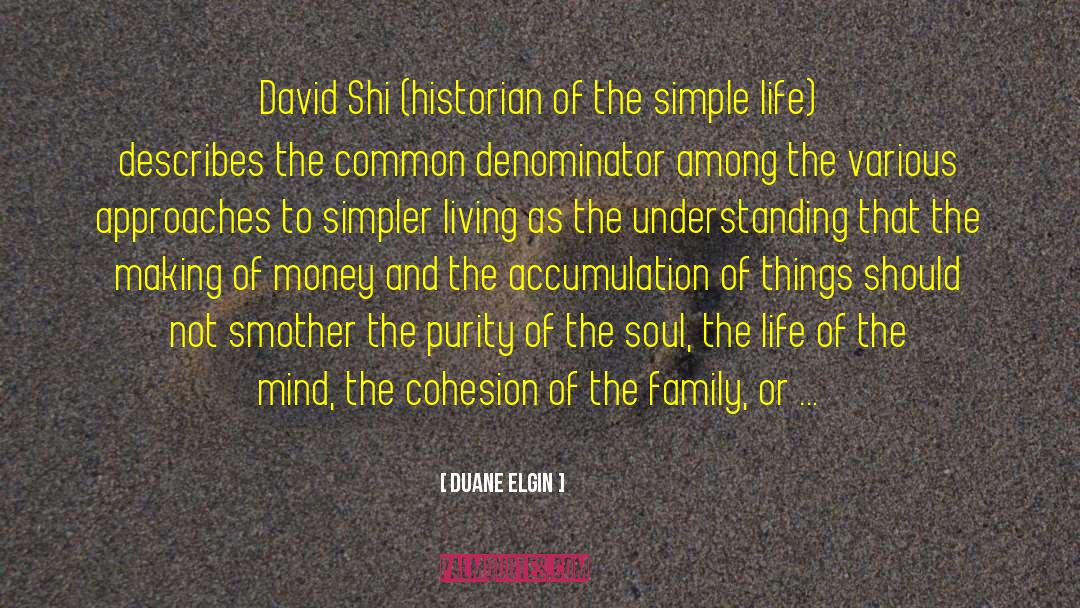 Duane Elgin Quotes: David Shi (historian of the
