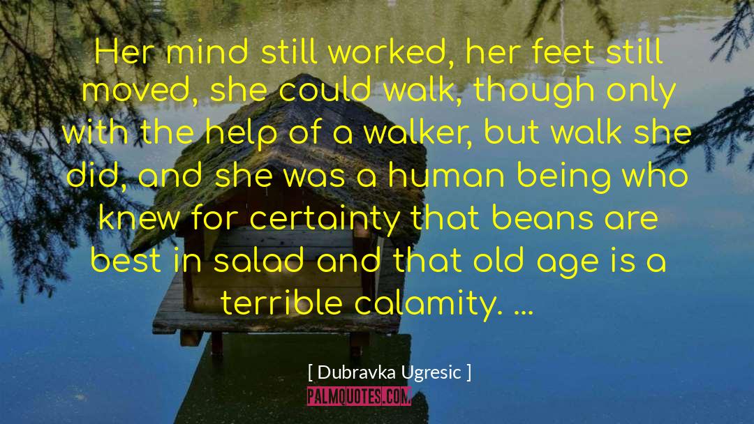 Dubravka Ugresic Quotes: Her mind still worked, her
