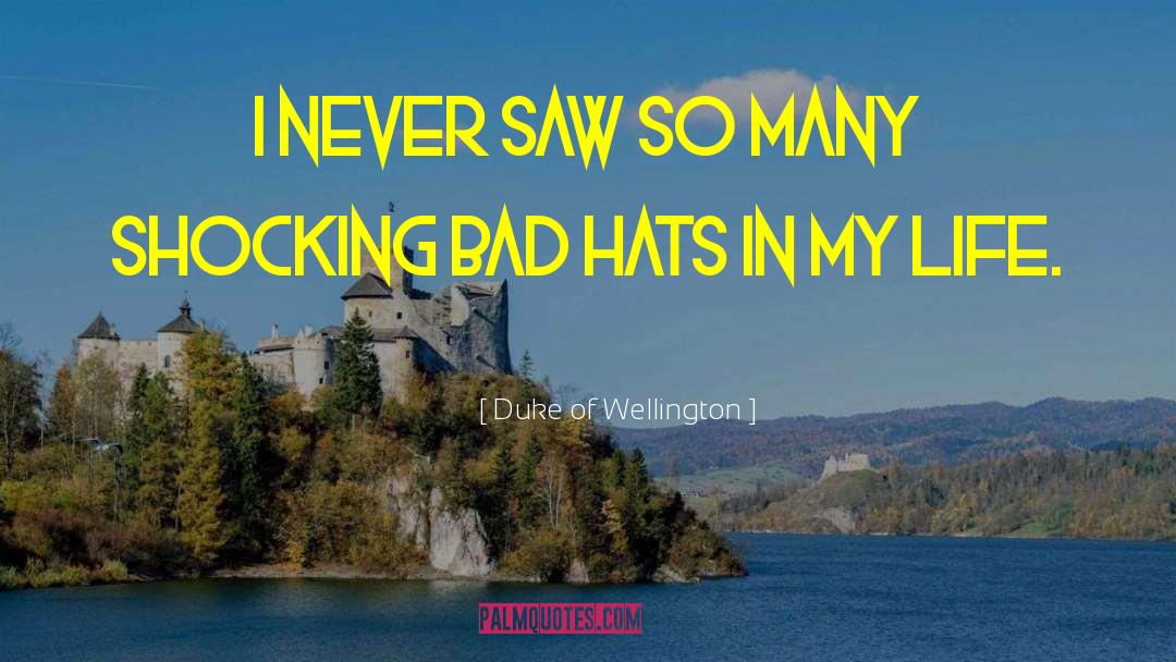 Duke Of Wellington Quotes: I never saw so many