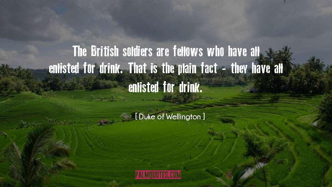 Duke Of Wellington Quotes: The British soldiers are fellows