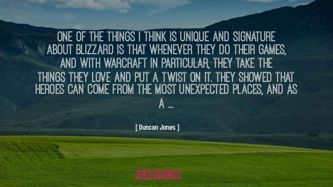 Duncan Jones Quotes: One of the things I