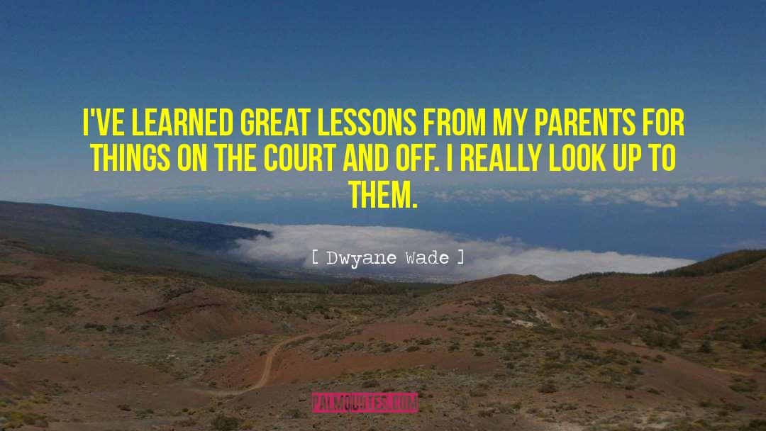 Dwyane Wade Quotes: I've learned great lessons from