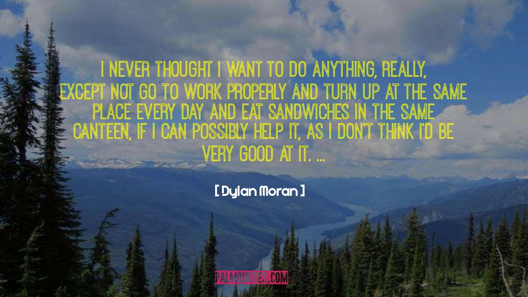 Dylan Moran Quotes: I never thought I want