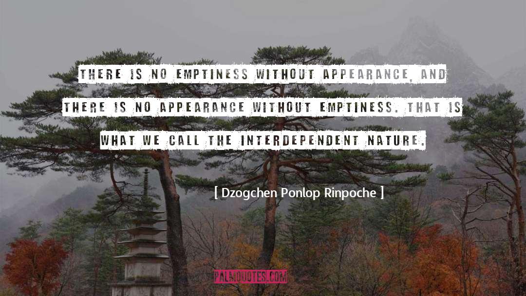 Dzogchen Ponlop Rinpoche Quotes: There is no emptiness without