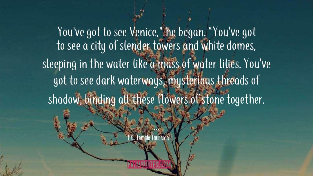 E. Temple Thurston Quotes: You've got to see Venice,