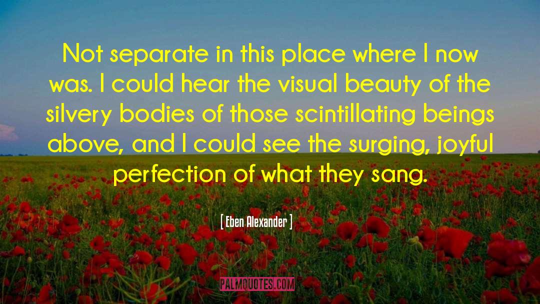 Eben Alexander Quotes: Not separate in this place