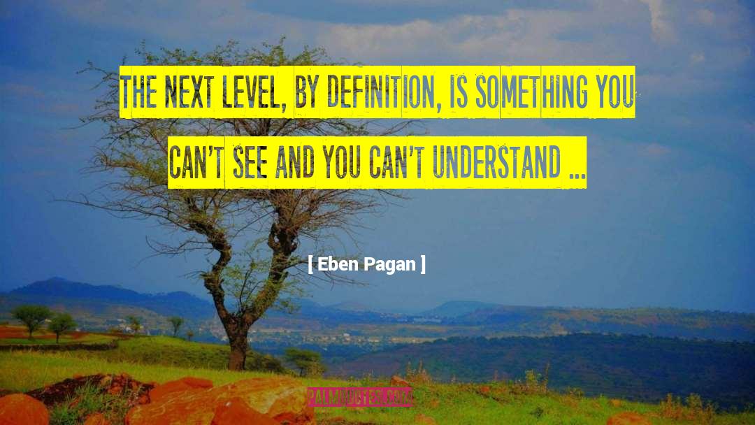 Eben Pagan Quotes: The next level, by definition,