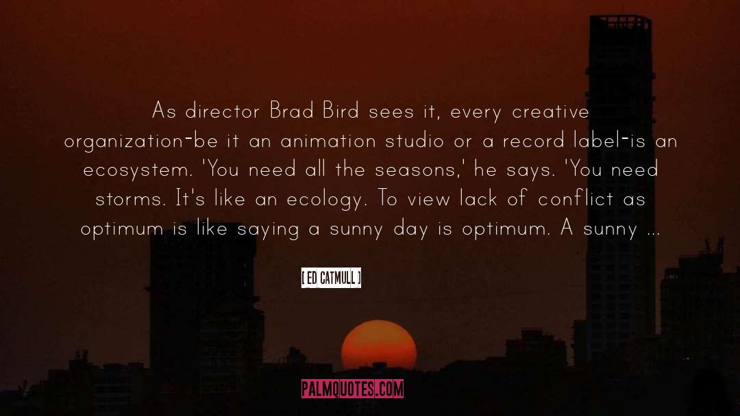 Ed Catmull Quotes: As director Brad Bird sees